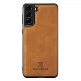 Dg.Ming Samsung Galaxy S22 Plus Cover M1 Series Aftagelig Kortholder Brun
