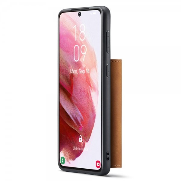 Dg.Ming Samsung Galaxy S22 Plus Cover M1 Series Aftagelig Kortholder Brun