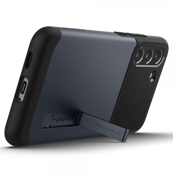 Spigen Samsung Galaxy S22 Plus Cover Slim Armor Metal Slate