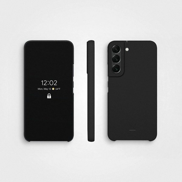 agood company Samsung Galaxy S22 Plus Cover Växtbaserat Charcoal Black