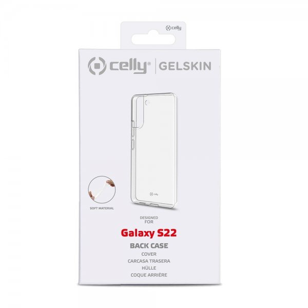 Celly Samsung Galaxy S22 Cover GELSKIN Transparent
