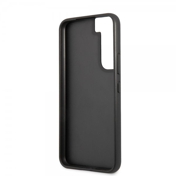 BMW Samsung Galaxy S22 Cover Tricolor Stripe Carbon Sort