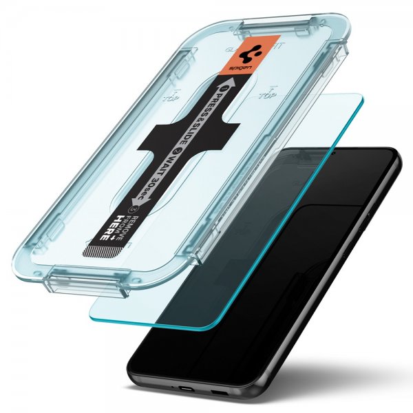 Spigen Samsung Galaxy S22 Skærmbeskyttelse GLAS.tR EZ Fit 2-Pak