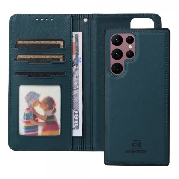 Betopnice Samsung Galaxy S22 Ultra Cover med Aftageligt Etui 005 Blå