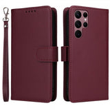 Betopnice Samsung Galaxy S22 Ultra Cover med Aftageligt Etui 005 Rød