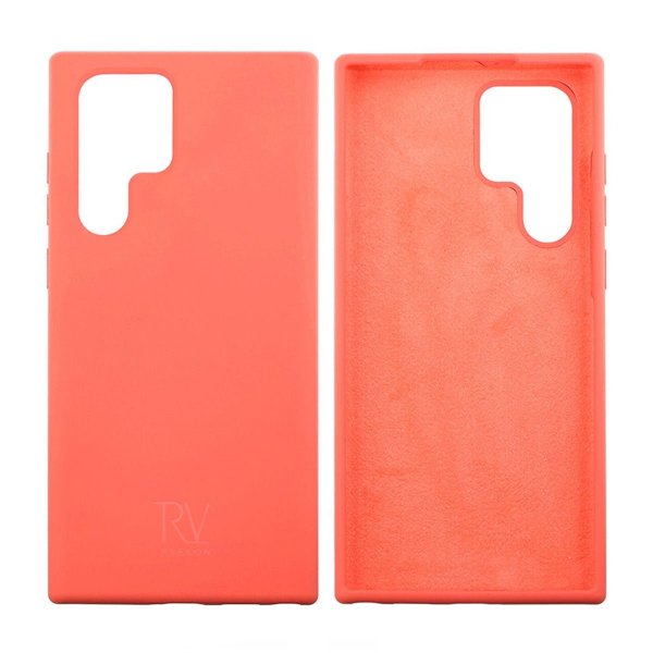 Rvelon Samsung Galaxy S22 Ultra Cover Silikone Rosa