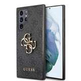 Guess Samsung Galaxy S22 Ultra Cover 4G Logo Sort