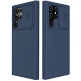 Nillkin Samsung Galaxy S22 Ultra Cover CamShield Silky Blå