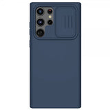 Nillkin Samsung Galaxy S22 Ultra Cover CamShield Silky Blå