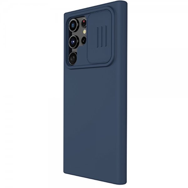 Nillkin Samsung Galaxy S22 Ultra Cover CamShield Silky Blå