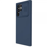 Nillkin Samsung Galaxy S22 Ultra Cover CamShield Silky Blå