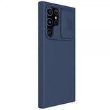 Nillkin Samsung Galaxy S22 Ultra Cover CamShield Silky Blå