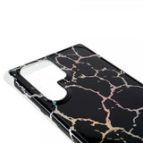 Samsung Galaxy S22 Ultra Cover Marmor Sort
