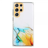 Samsung Galaxy S22 Ultra Cover Marmormønster Guld