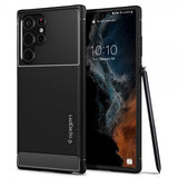 Spigen Samsung Galaxy S22 Ultra Cover Rugged Armor Mat Sort