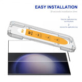 Enkay Samsung Galaxy S22 Ultra Skærmbeskytter med Monteringsramme Easy Install