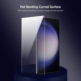 Enkay Samsung Galaxy S22 Ultra Skærmbeskytter med Monteringsramme Easy Install