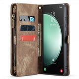 CaseMe Samsung Galaxy S23 FE Cover 008 Series Aftageligt Cover Brun