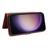 Betopnice Samsung Galaxy S23 FE Cover med Aftageligt Cover 005 Brun