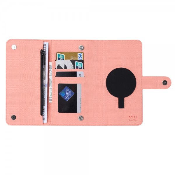 VILI Samsung Galaxy S23 FE Cover med Aftageligt Skal GHB Series MagSafe Rosa