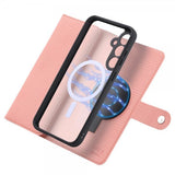 VILI Samsung Galaxy S23 FE Cover med Aftageligt Skal GHB Series MagSafe Rosa