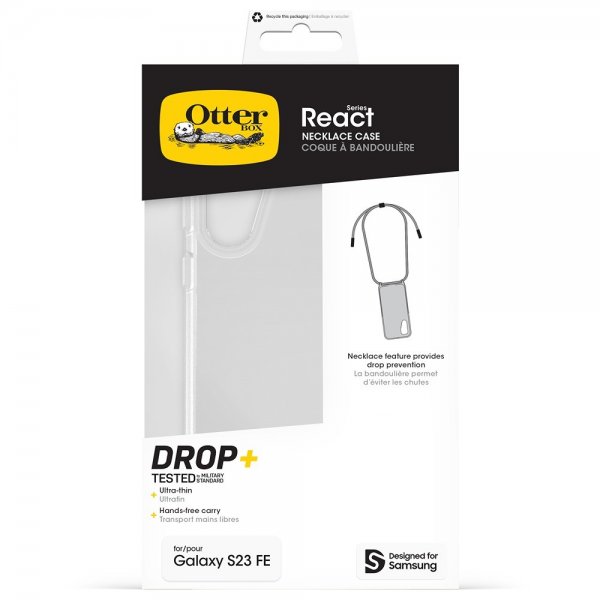 Otterbox Samsung Galaxy S23 FE Cover React Necklace Clear