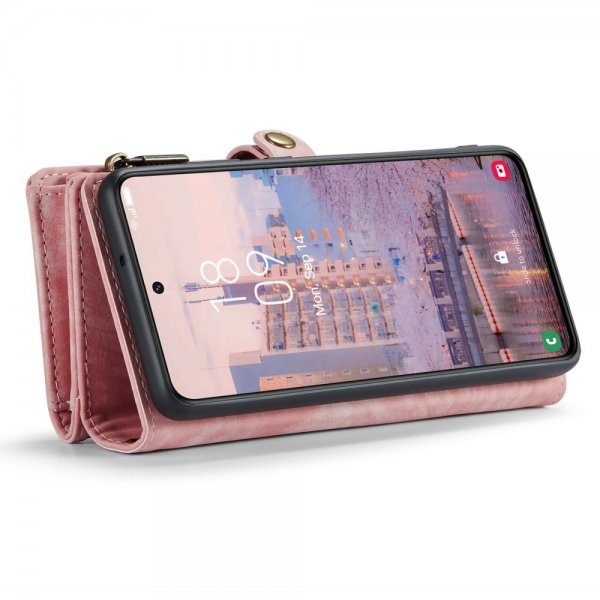 CaseMe Samsung Galaxy S23 Cover 008 Series Aftagelig Skal Rosa