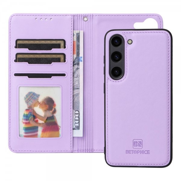 Betopnice Samsung Galaxy S23 Cover med aftageligt etui 005 Lilla