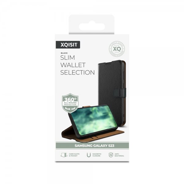 Xqisit Samsung Galaxy S23 Cover Slim Wallet Selection Sort