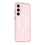 Samsung Galaxy S23 Cover Glitter MagSafe Rosa