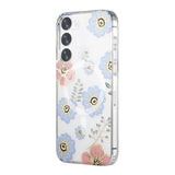 Samsung Galaxy S23 Cover Blomstermønster MagSafe Rød Blå