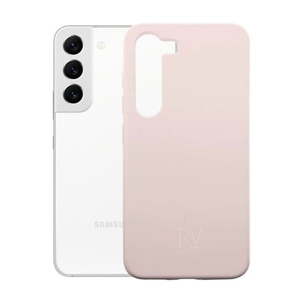 Rvelon Samsung Galaxy S23 Cover Silikone Sandrosa