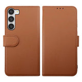 Rvelon Samsung Galaxy S23 Cover Magnetisk Aftagelig Skal Brun