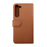 Rvelon Samsung Galaxy S23 Cover Magnetisk Aftagelig Skal Brun