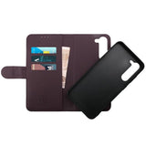 Rvelon Samsung Galaxy S23 Cover Magnetisk Aftageligt Etui Lilla
