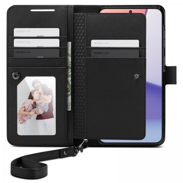 Spigen Samsung Galaxy S23 Plus Cover Wallet S Plus Sort