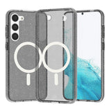 Samsung Galaxy S23 Plus Cover Glitter MagSafe Sort