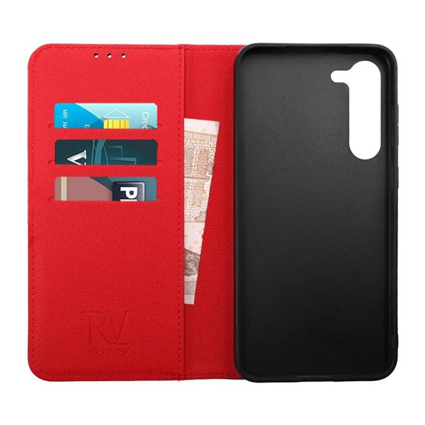 Rvelon Samsung Galaxy S23 Plus Cover Magnetisk Aftagelig Skal Rød