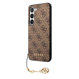 Guess Samsung Galaxy S23 Plus Cover 4G Charms Brun