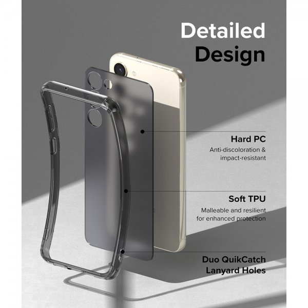 Ringke Samsung Galaxy S23 Plus Cover Fusion Matte Smoke Black
