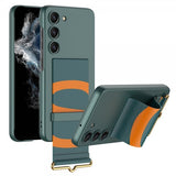 GKK Samsung Galaxy S23 Plus Cover Håndrem Grøn