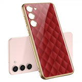 GKK Samsung Galaxy S23 Plus Cover Motiv Røde Ruder