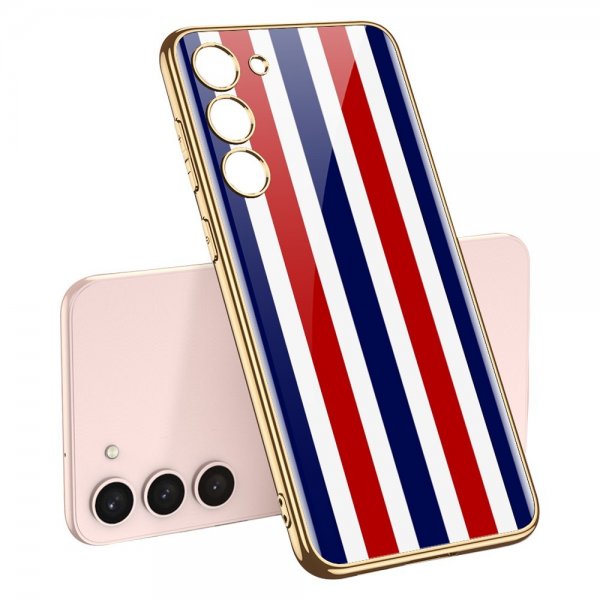 GKK Samsung Galaxy S23 Plus Cover Motiv Stripes
