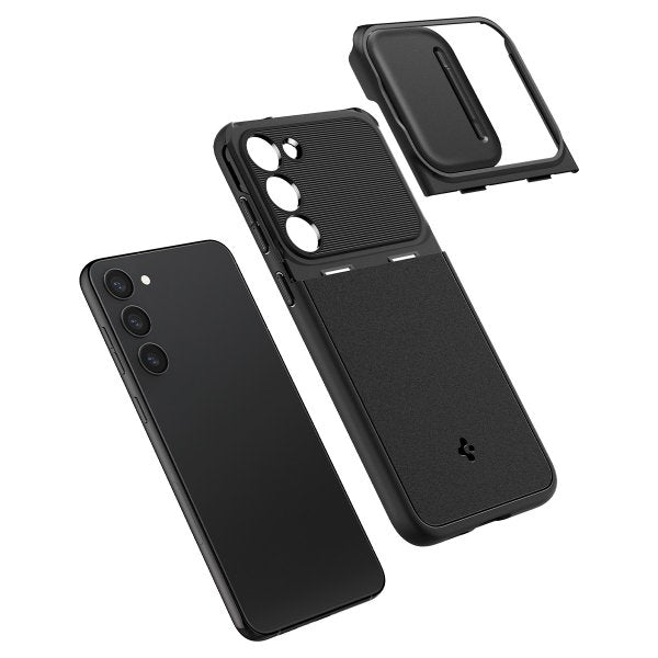 Spigen Samsung Galaxy S23 Plus Cover Optik Armor Sort