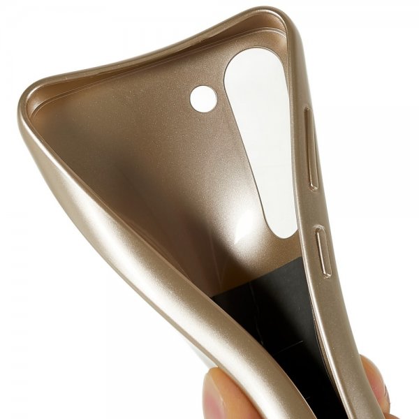 Samsung Galaxy S23 Plus Cover Pearl Jelly Guld