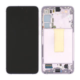 Samsung Galaxy S23 Plus Skærm med LCD Display - Lavendel