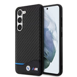 BMW Samsung Galaxy S23 Cover Carbon & Stripe Sort