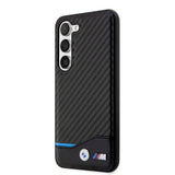 BMW Samsung Galaxy S23 Cover Carbon & Stripe Sort