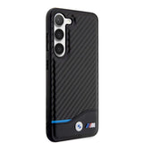 BMW Samsung Galaxy S23 Cover Carbon & Stripe Sort