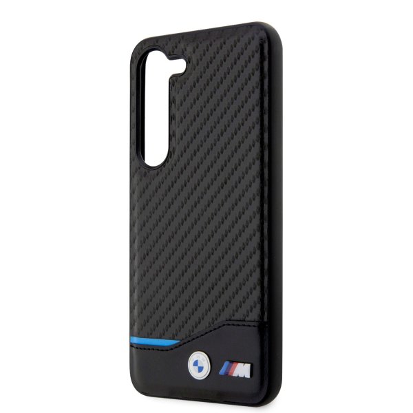 BMW Samsung Galaxy S23 Cover Carbon & Stripe Sort